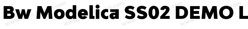 Bw Modelica SS02 DEMO Light字体转换